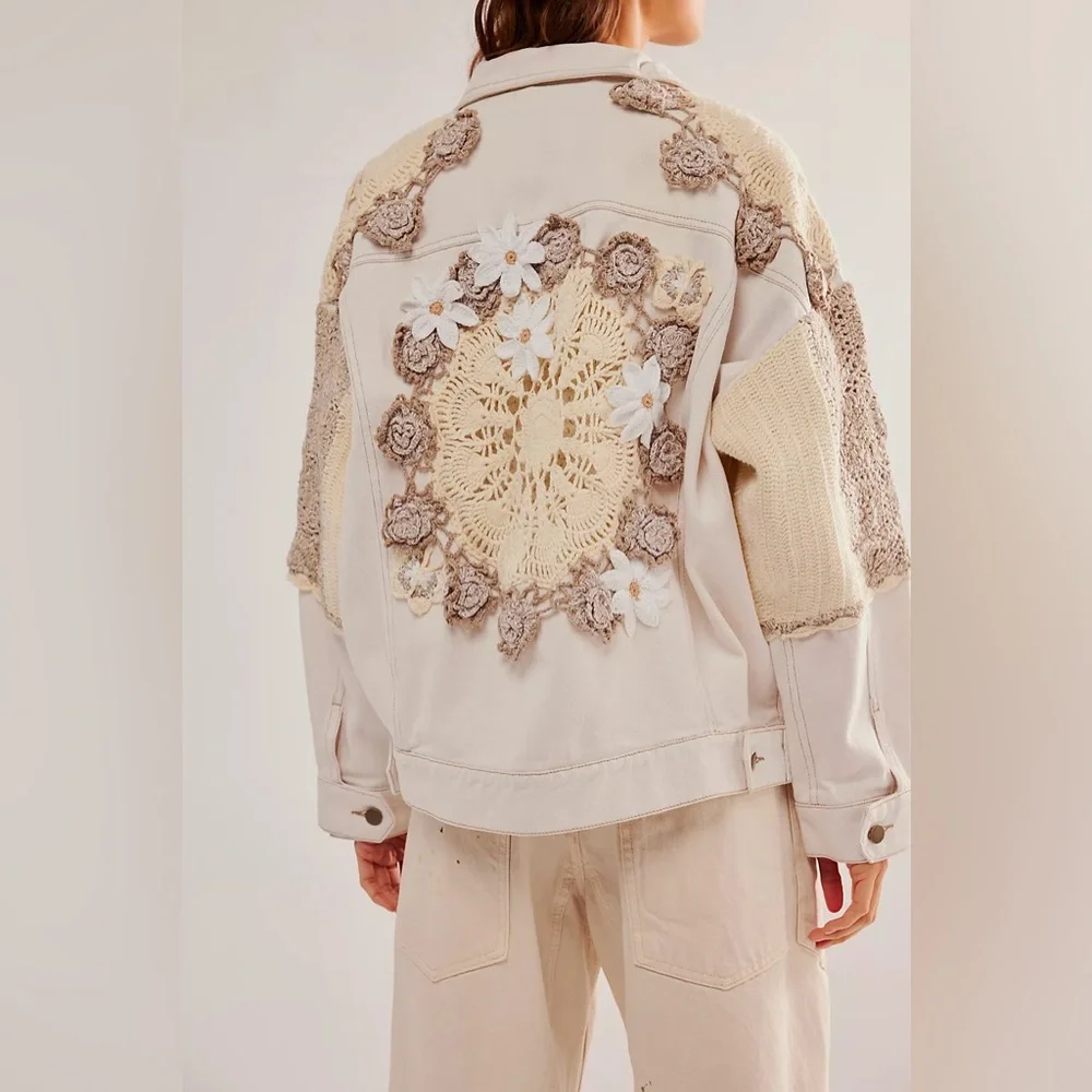 Free People Bali Rare Hearts Jacket